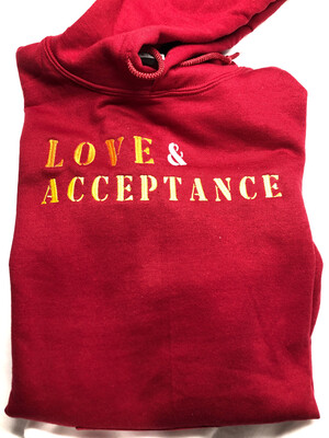 “Love &amp; Acceptance” Embroidered Shirt