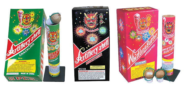 1-3/4&quot; ARTILLERY BALL SHELL ASSORTMENT - (3/4/6)