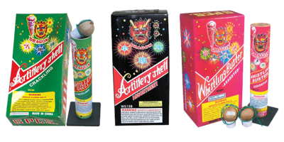 1-3/4&quot; ARTILLERY BALL SHELL ASSORTMENT - (3/4/6)