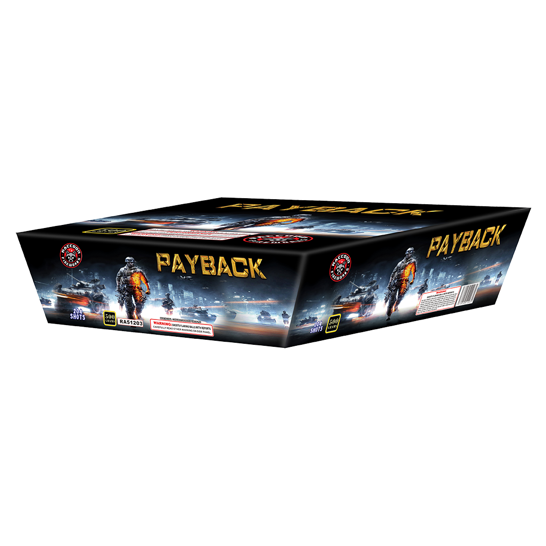 PAYBACK 204 Shot Zipper Cake - (1/1)