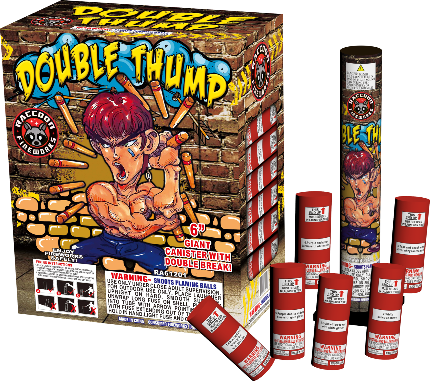 6&quot; DOUBLE THUMP - (6/12)