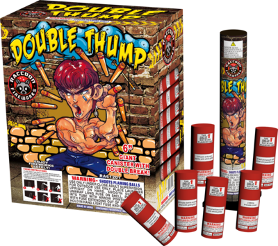 6&quot; DOUBLE THUMP - (6/12)