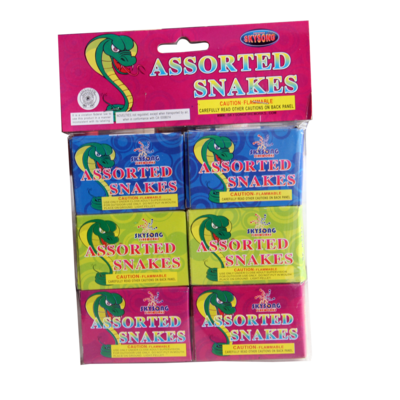 ASSORTED SNAKES - (144/6/6)