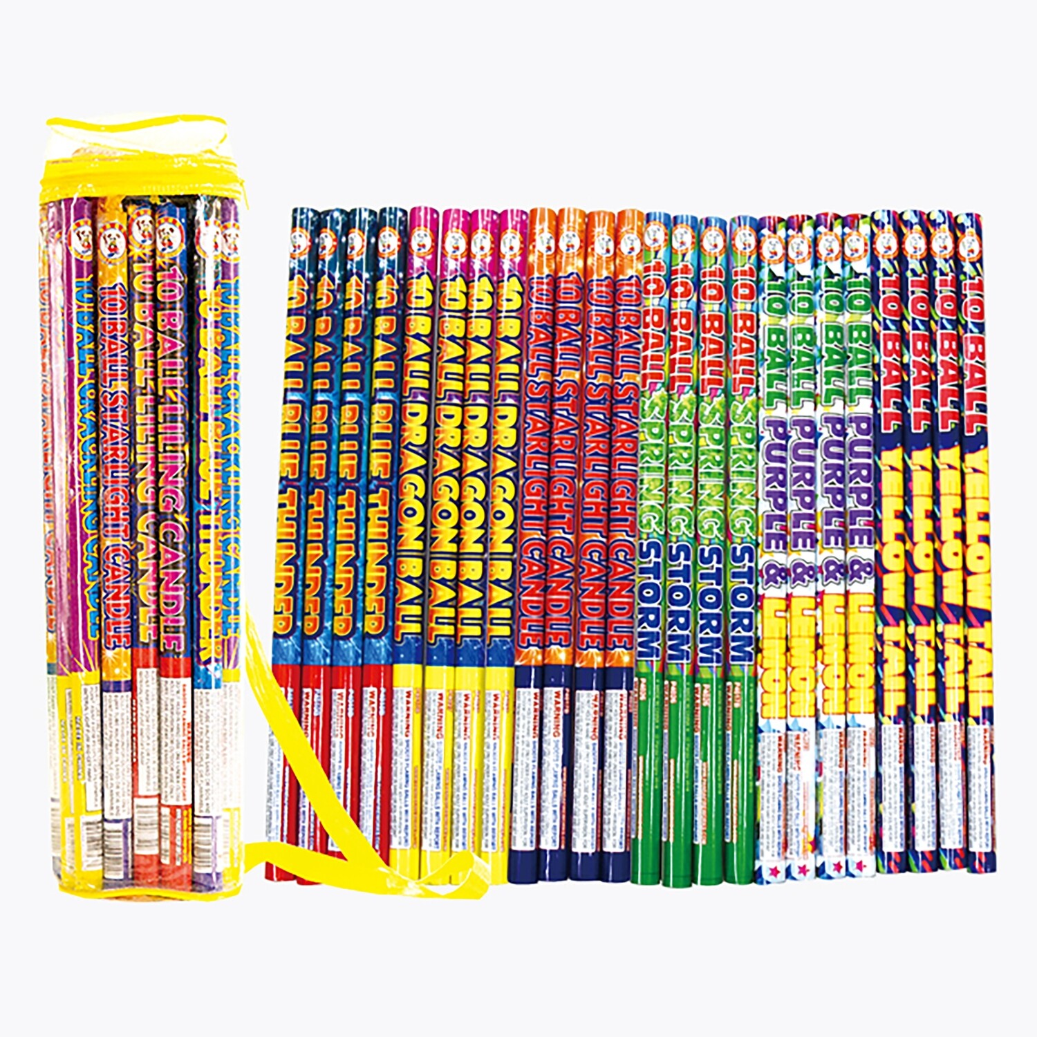 WINDA FIREWORKS ROMAN CANDLE ASSORTMENT BAG - (10/24)