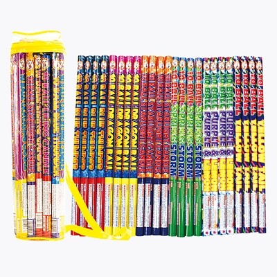 WINDA FIREWORKS ROMAN CANDLE ASSORTMENT BAG - (10/24)