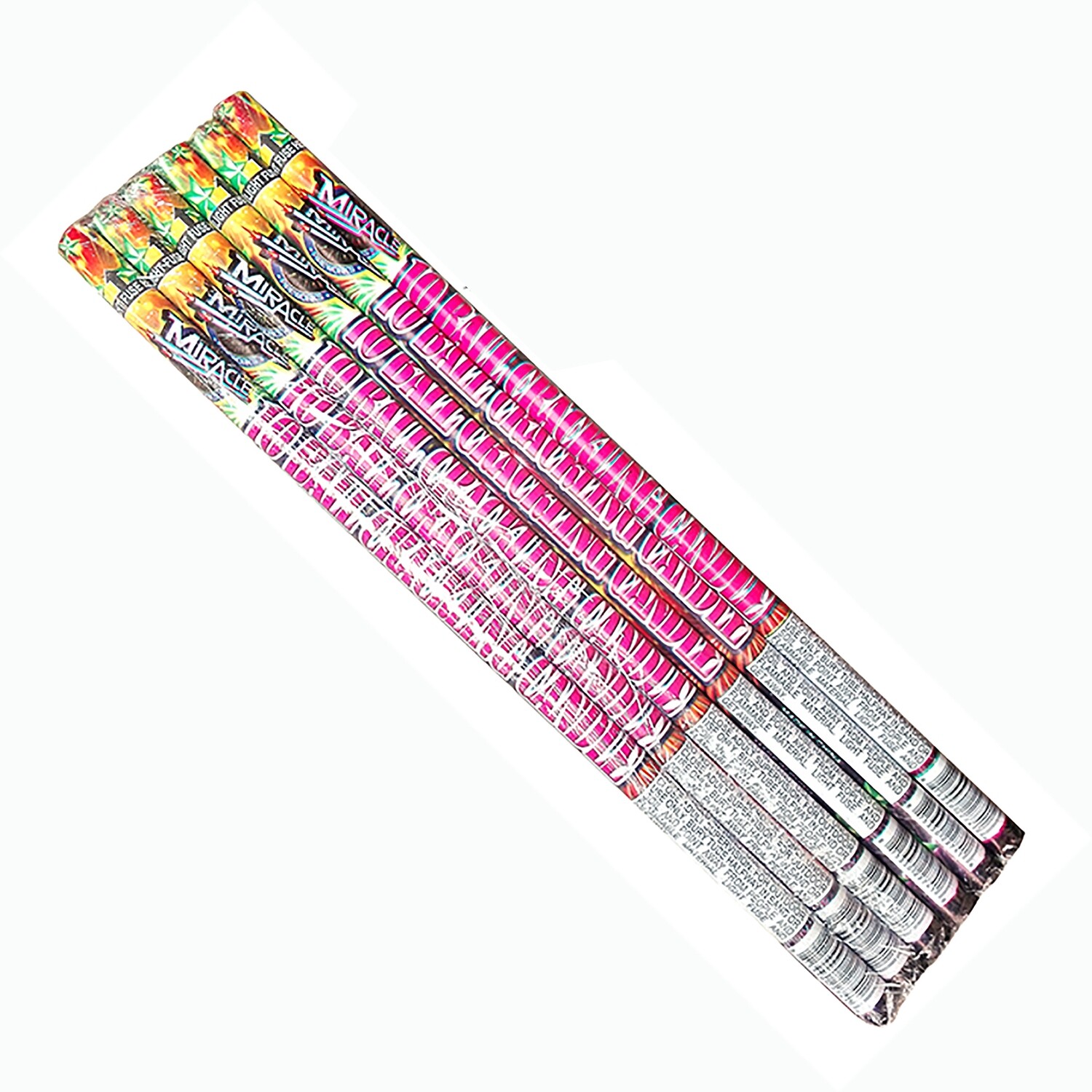 10 BALL CRACKLING ROMAN CANDLE - (24/6)