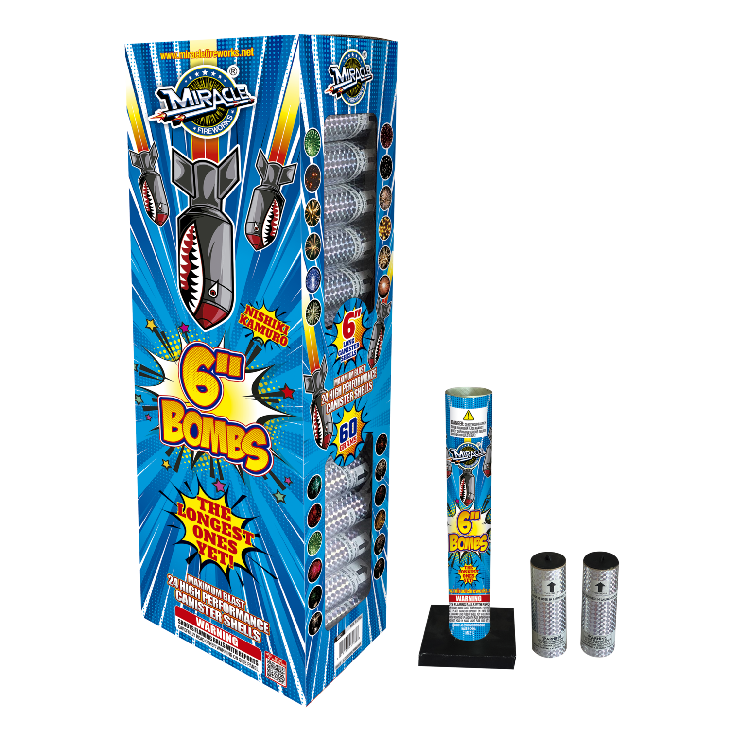 6&quot; BOMBS Canister Shells - (3/4/6)