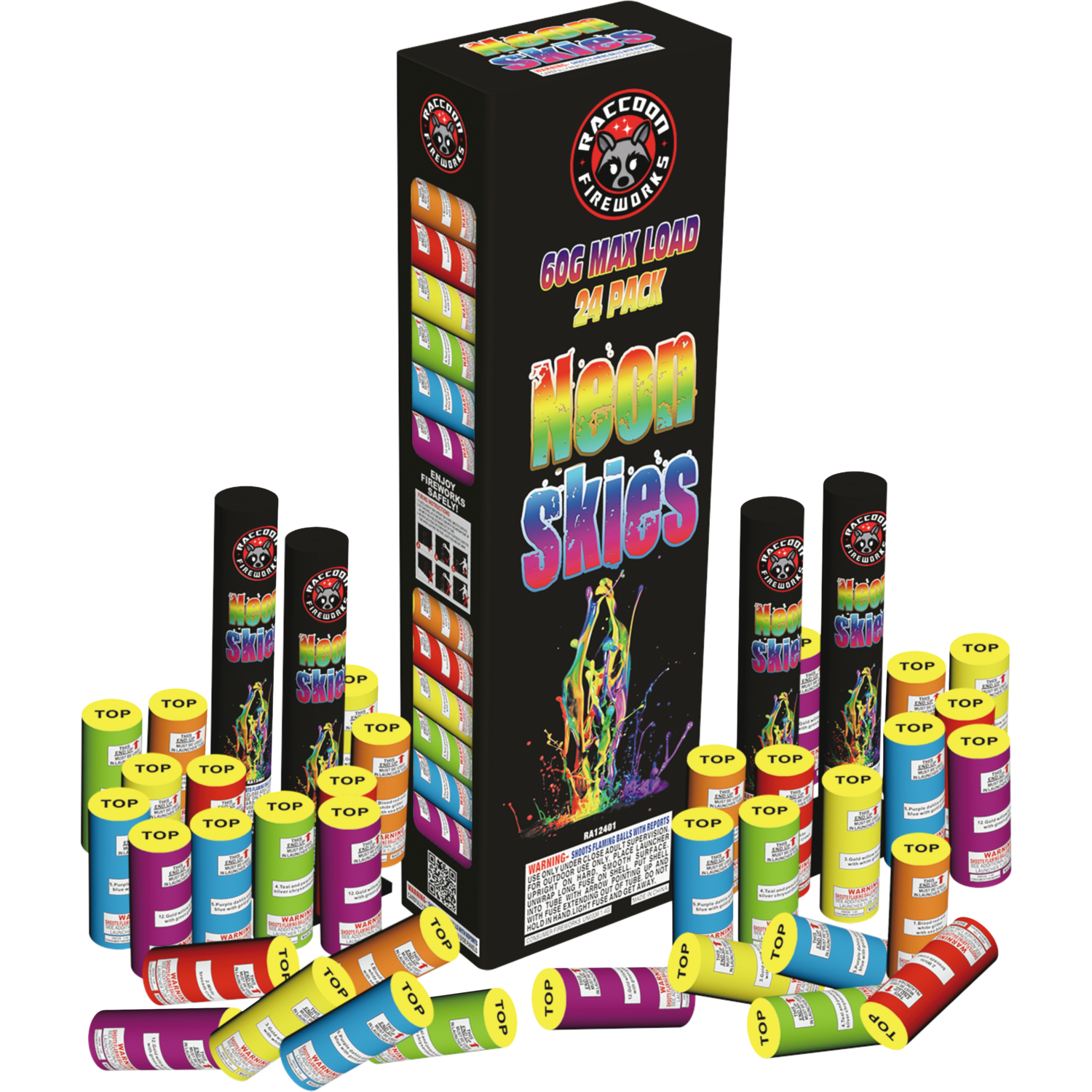 4&quot; NEON SKIES - Canisters - (4/24)
