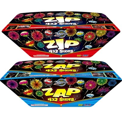 ZIP and ZAP 432 shot 500 Gram Zipper Cakes - (1/2)