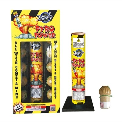 1-3/4&quot; PYRO POWER BALL SHELLS - (6/12)