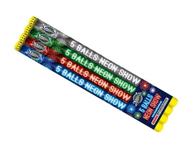 5 Shot NEON SHOW Candle - (24/4)