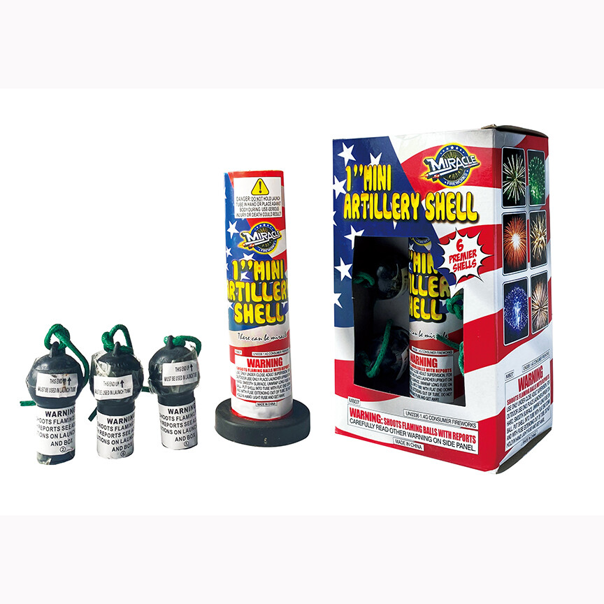 1&quot; MINI ARTILLERY Ball SHELL- 6 Pack - (24/6)