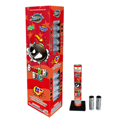 4&quot; BAAAADAH!! BANG CANISTER SHELLS - 24 Pack - (4/2/12)