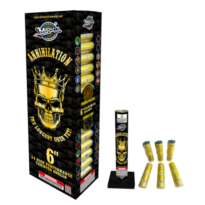 6&quot; ANNIHILATION CANISTER SHELLS - 24 Pack - (3/24)