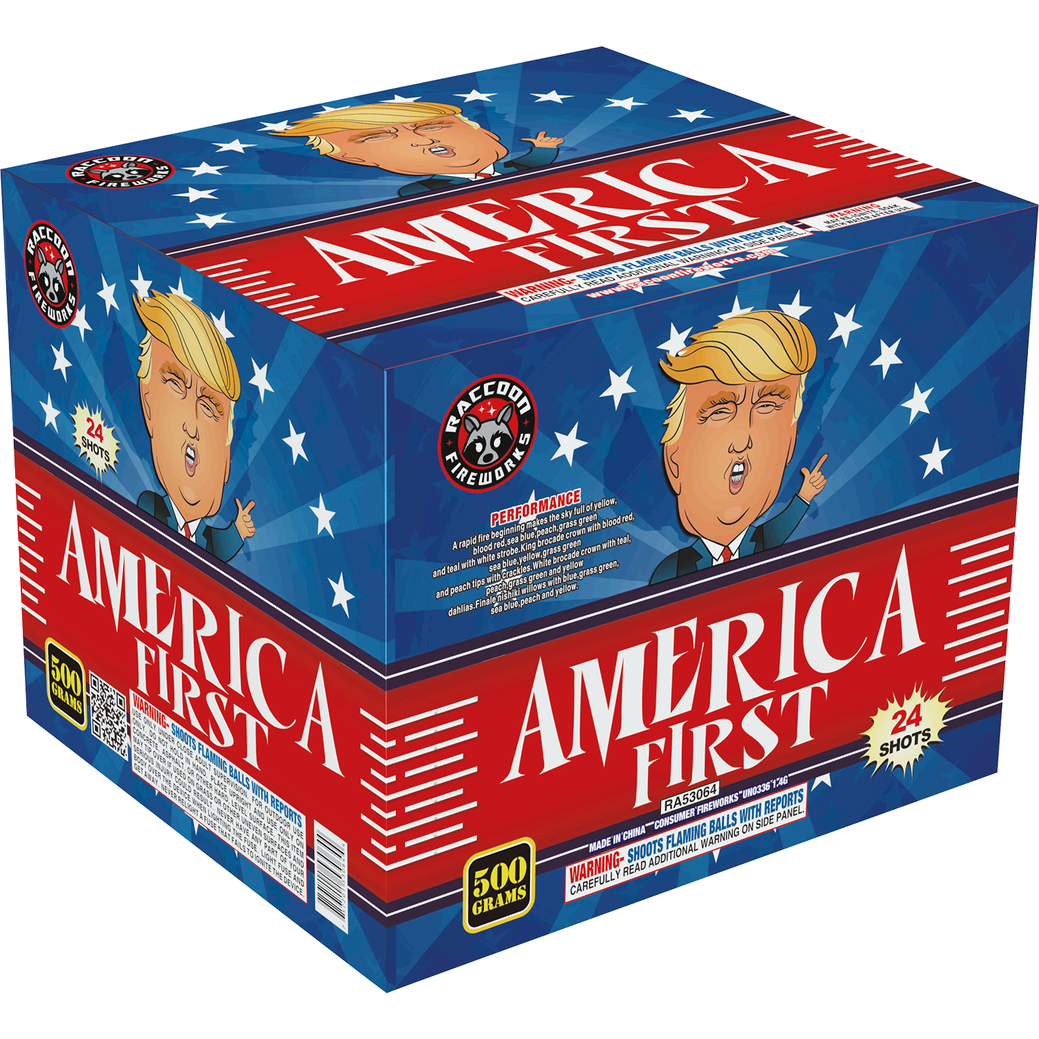 AMERICA FIRST - 24 Shot Cake - (4/1)