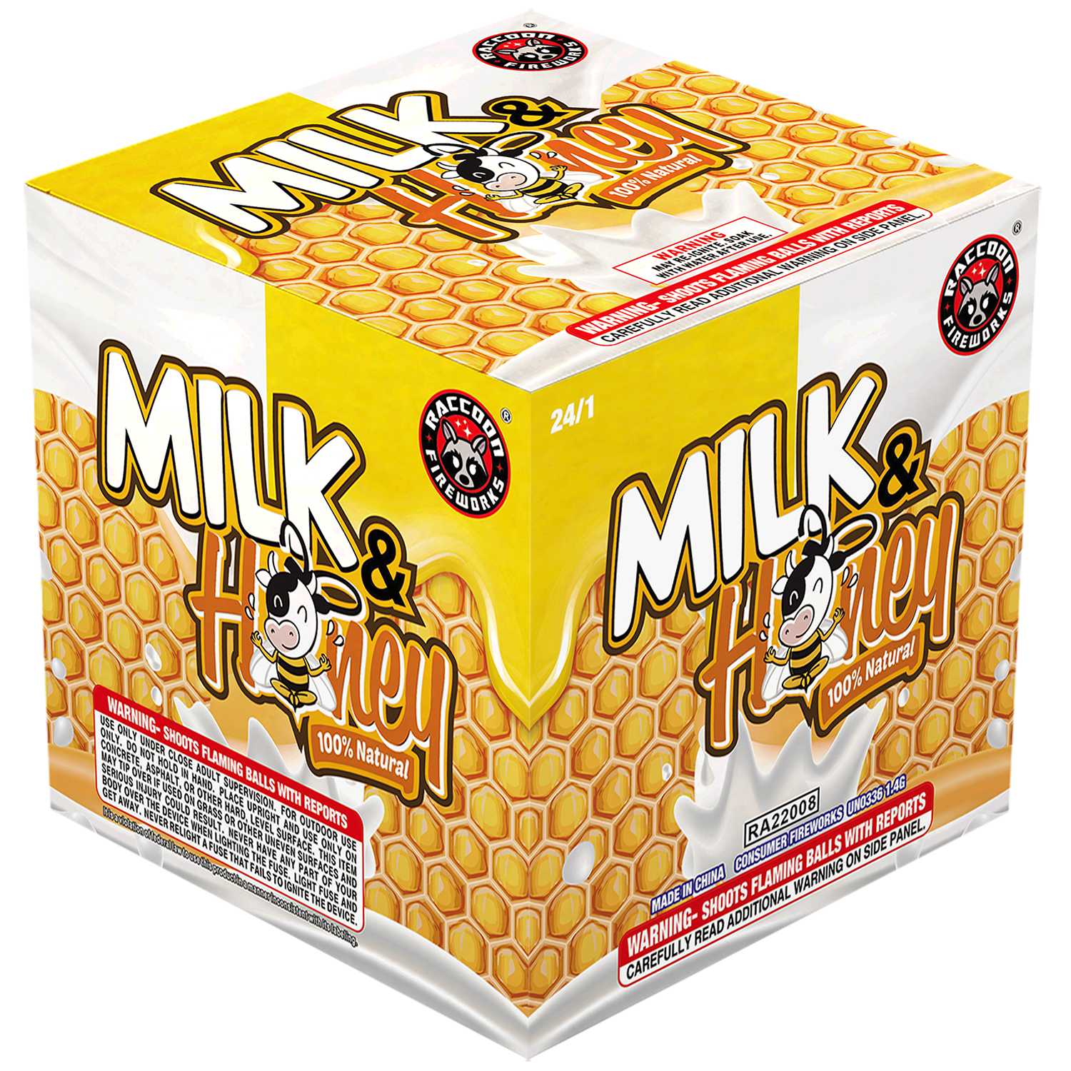MILK AND HONEY - 20 Shot Cake - (24/1)