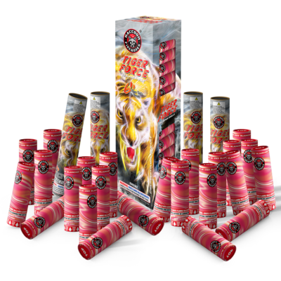 6&quot; TIGER FORCE CANISTER SHELLS - 24 Pack - (3/24)
