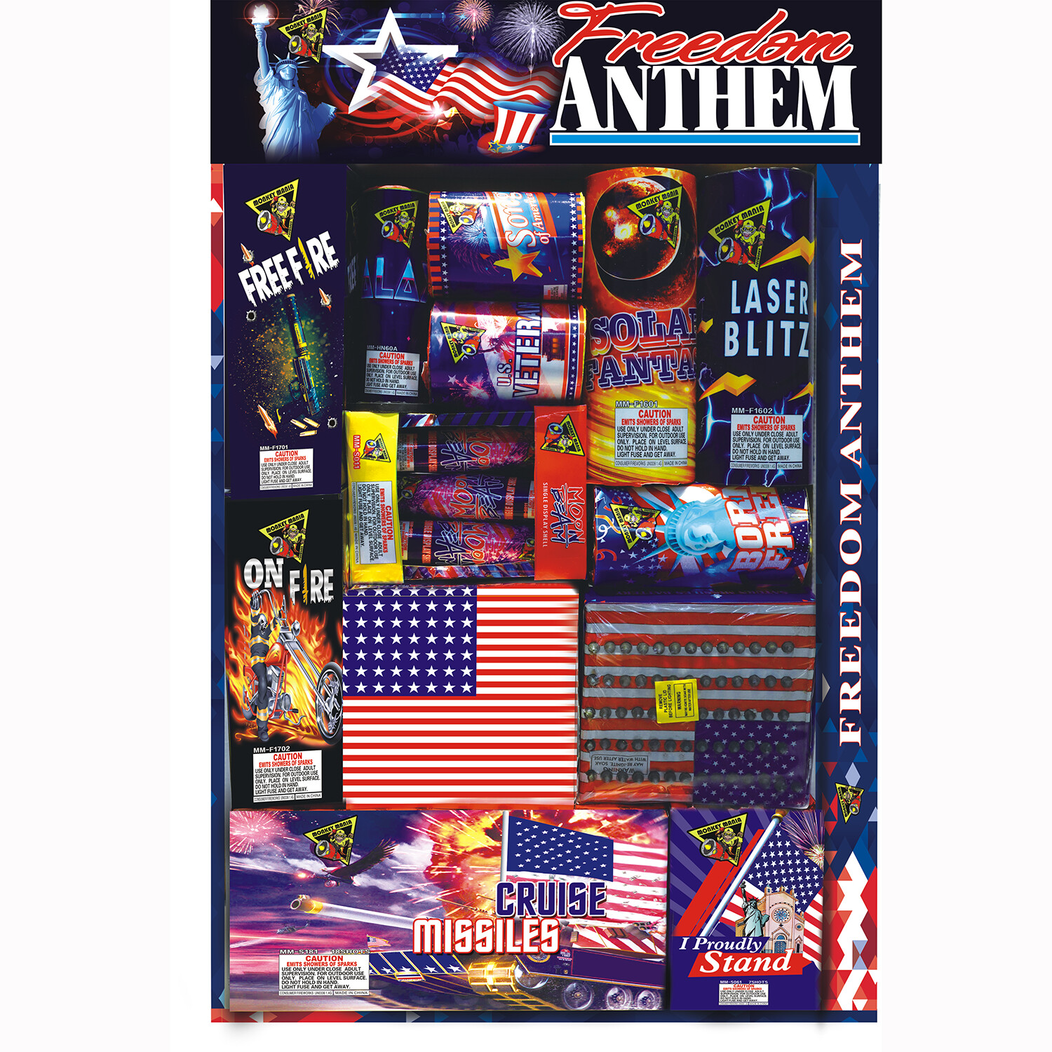 FREEDOM ANTHEM ASSORTMENT - (3/1)