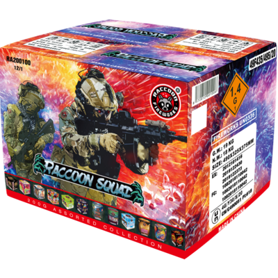 RACCOON SQUAD - Multi Shot 200 Gram Cakes - (1/12)