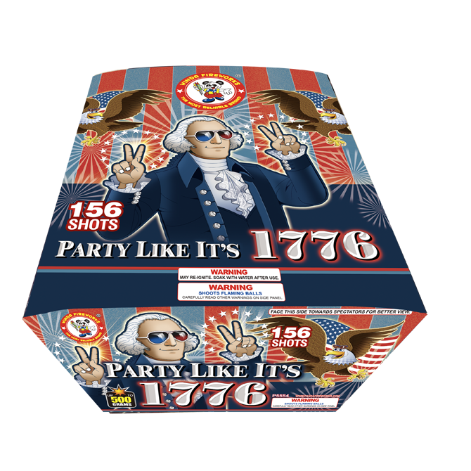 PARTY LIKE IT&#39;S 1776 - 156 shot zipper cake - (2/1)