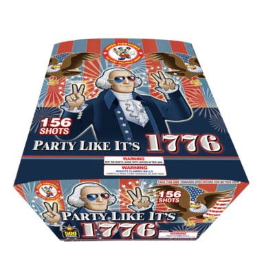 PARTY LIKE IT&#39;S 1776 - 156 shot zipper cake - (2/1)