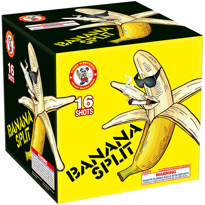 BANANA SPLIT - 16 Shot Cake - (6/1)