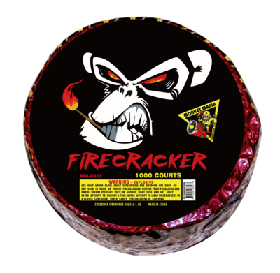 Monkey Mania Firecracker - 1000 counts - (16/1000)