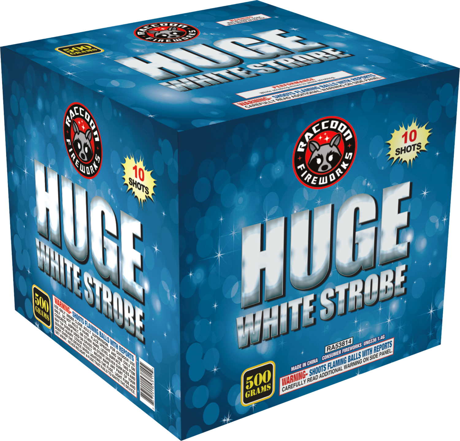 Huge White Strobe - 10 Shot cake - (4/1)