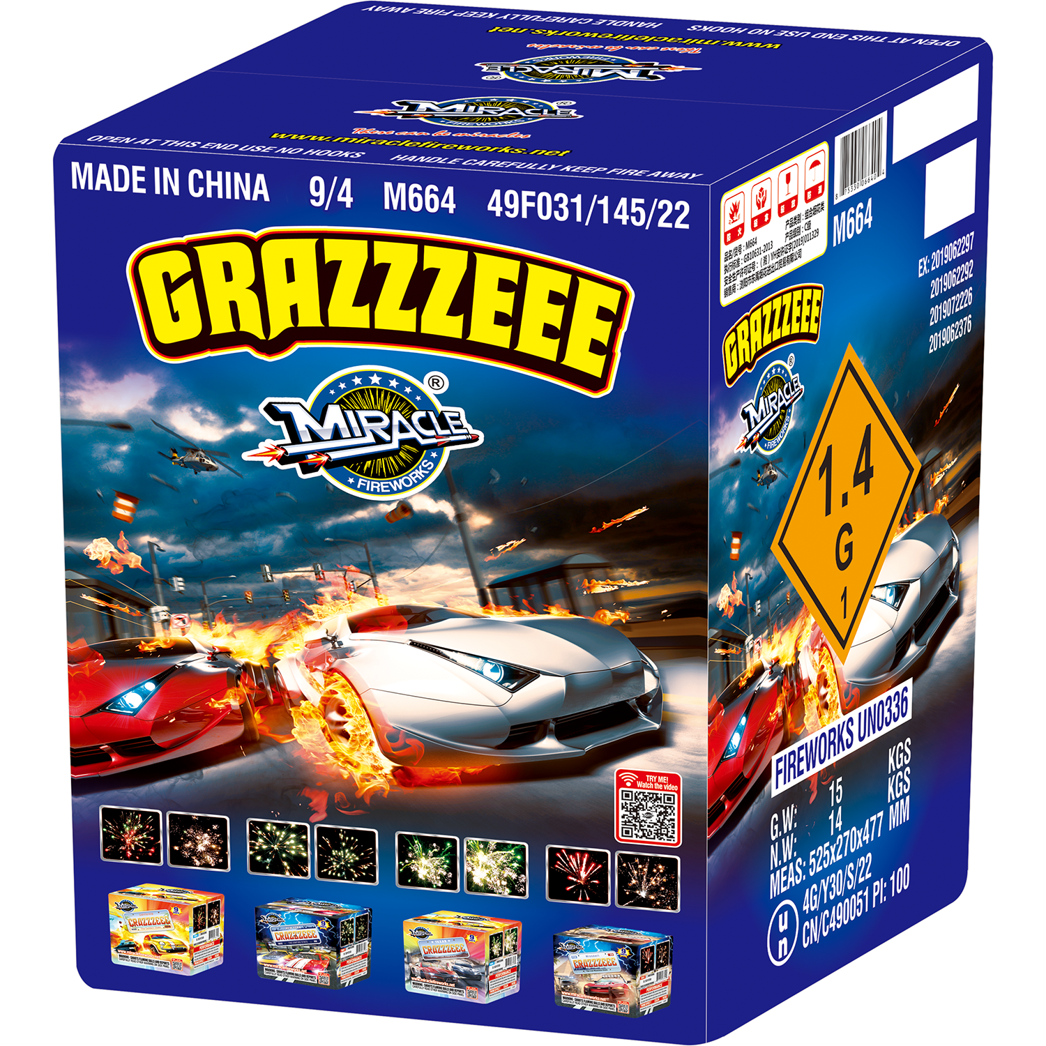 CRAZZZEEE ASSORTMENT - 9 SHOT - (200G Tiny Cakes) - (9/4)
