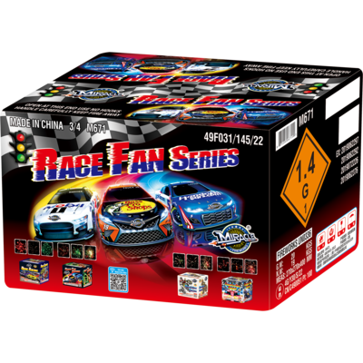 RACE FAN SERIES - 16 shot 200 Gram cakes - (3/4)