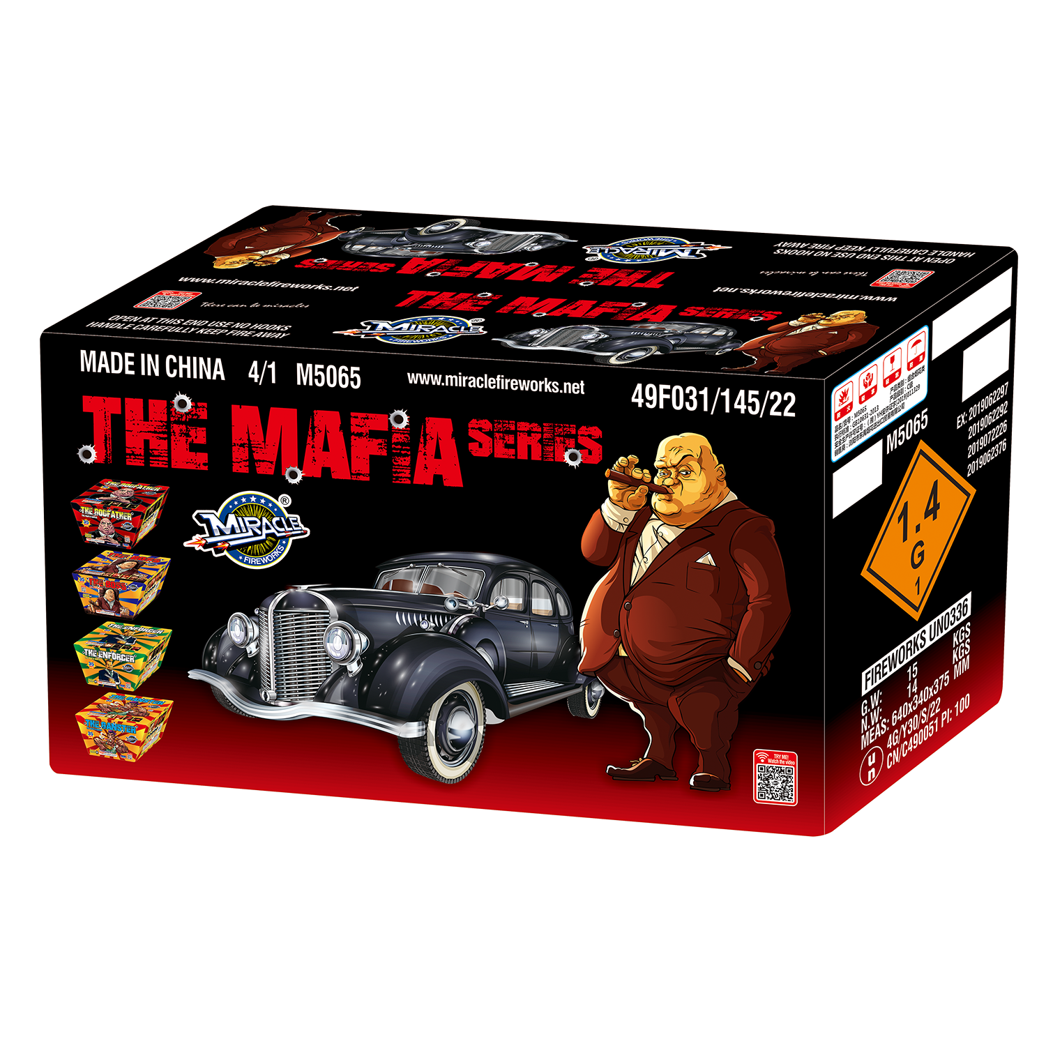 THE MAFIA SERIES - 35 shot cakes - (1/4)
