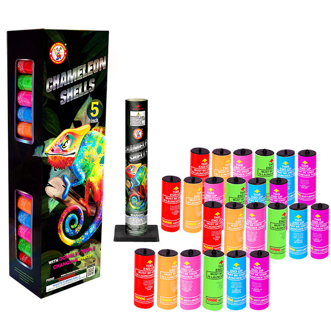 5&quot; CHAMELEON SHELLS - 24 Pack - (3/4/6)