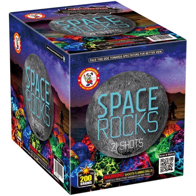SPACE ROCKS - 21 Shot Cake - (12/1)