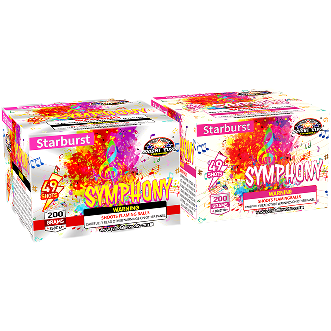 STARBURST SYMPHONY 49 Shot Cake - (8/2)