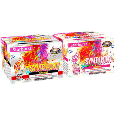 STARBURST SYMPHONY 49 Shot Cake - (8/2)