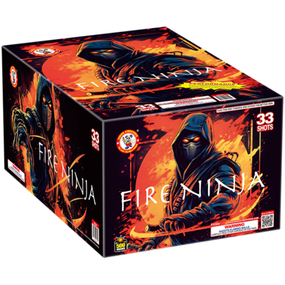 FIRE NINJA 33 shot Cake - (4/1)