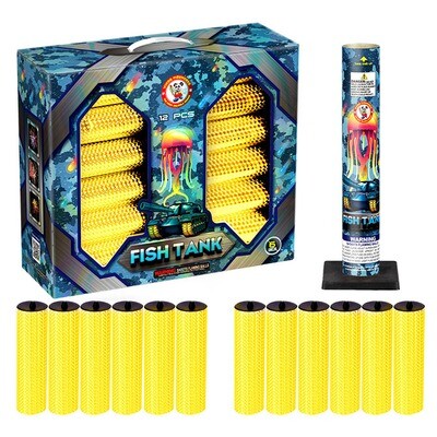 6&quot; FISH TANK - Cannister shells - 12 Pack - (6/2/6)
