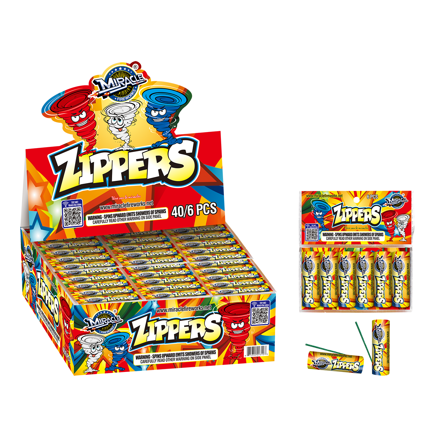ZIPPERS - (4/40/6)