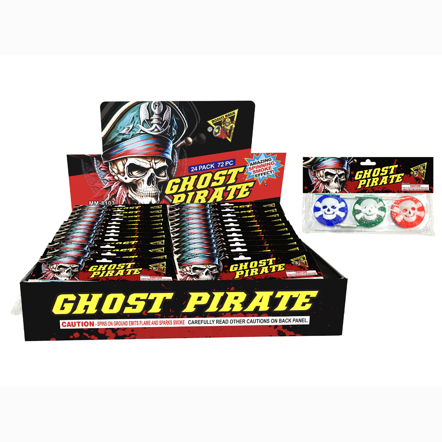 GHOST PIRATES SPINNERS - (4/24/3)