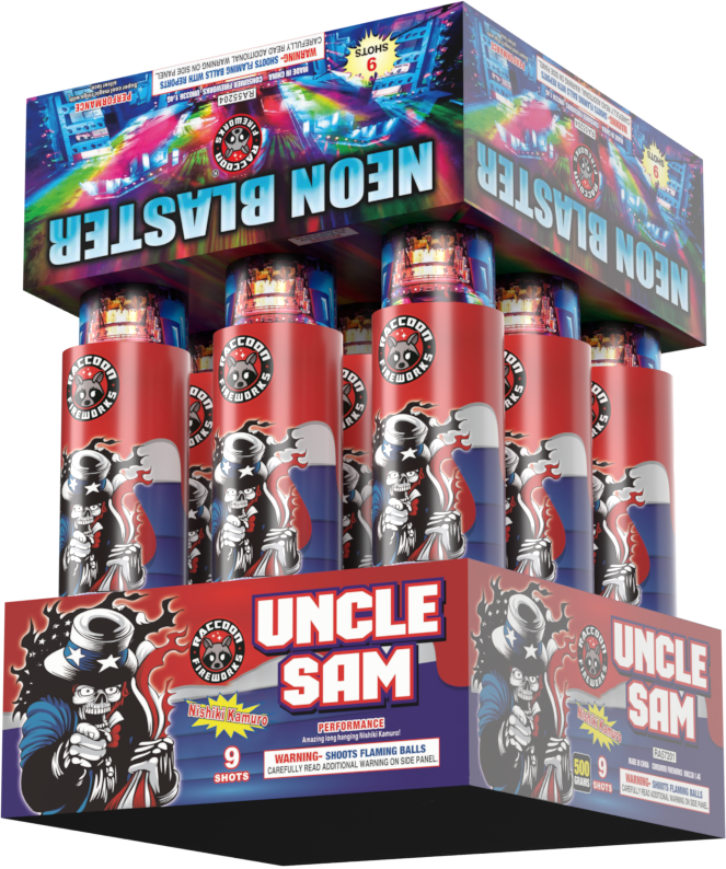 UNCLE SAM/NEON BLASTER 9 Shot Racks (1/2)