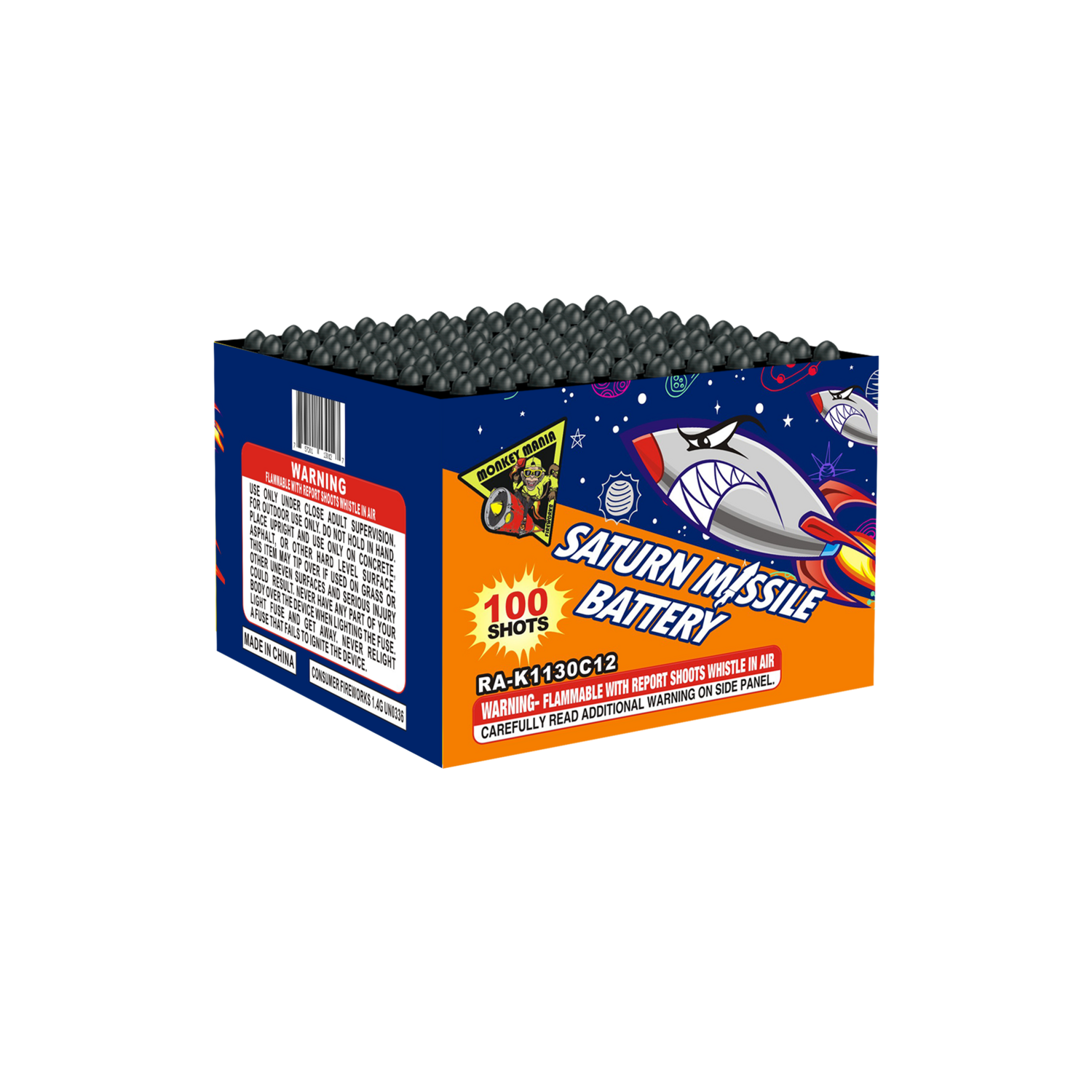 504 SHOT NEON SATURN MISSILE BATTERY - (4/1)