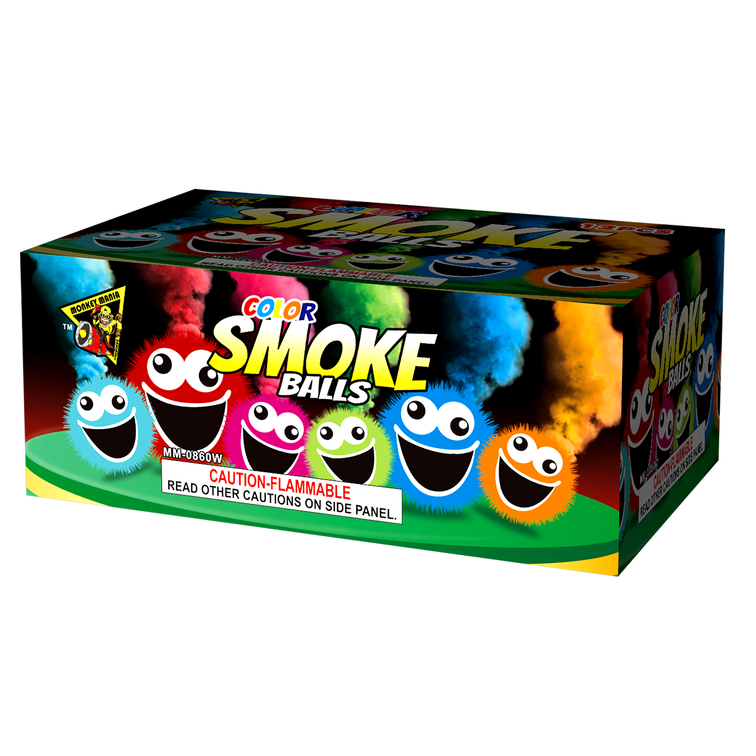 NEON COLOR SMOKE BALLS - (20/12/6)