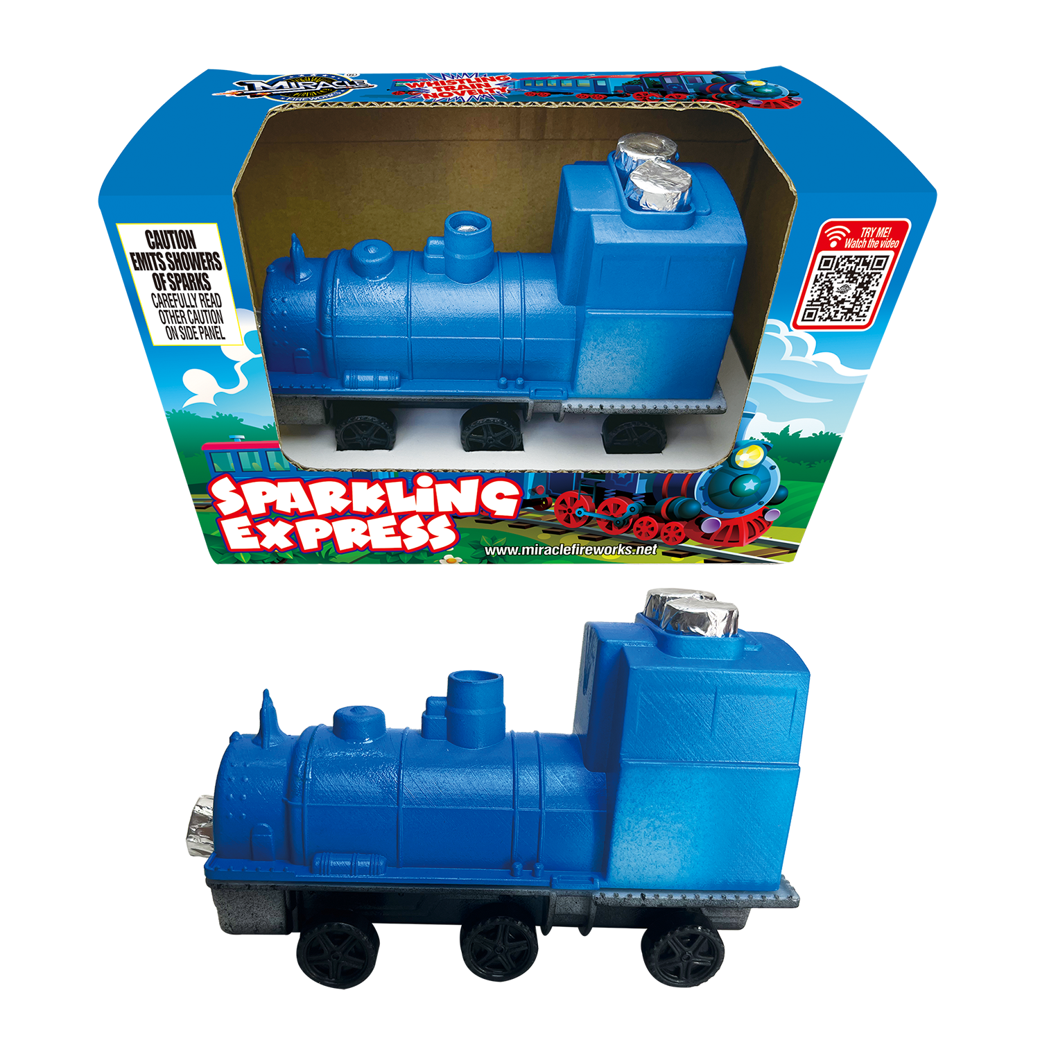 SPARKLING EXPRESS TRAIN (with smoke) - (24/1)