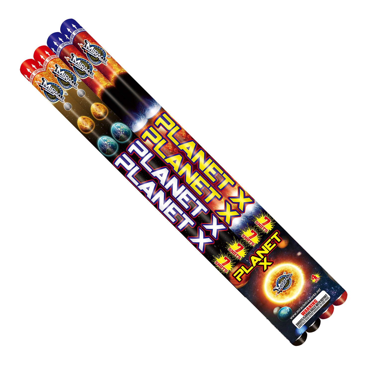 PLANET X 7 SHOT CANDLE - (36/4)