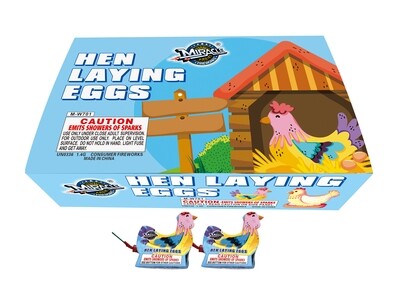 HEN LAYING EGGS - (24/24)