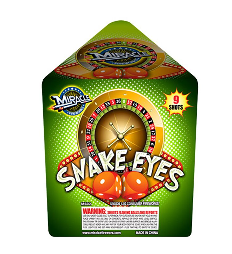 SNAKE EYES - 9 shot 200 gram - (24/1)