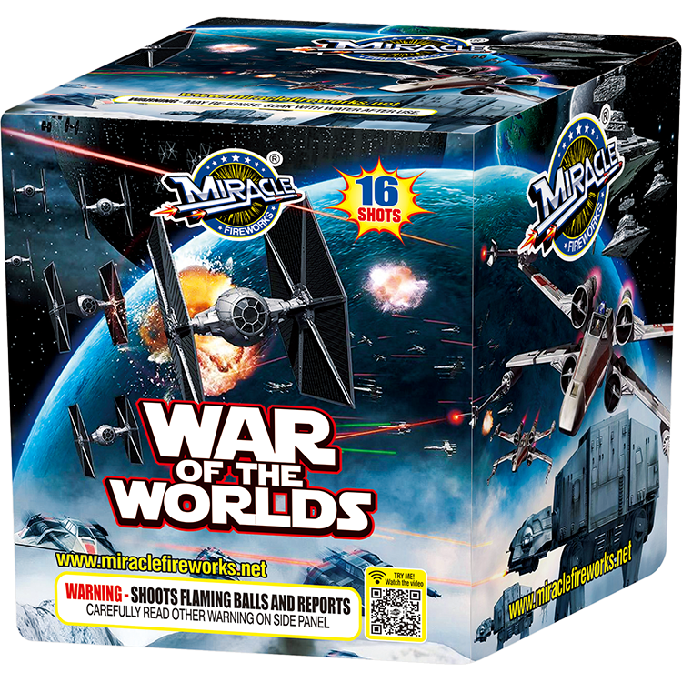 WAR OF THE WORLDS - 16 shot Cake - (12/2)