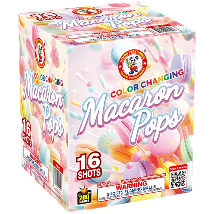 MACARON POPS - 16 shot 200 gram - (12/1)