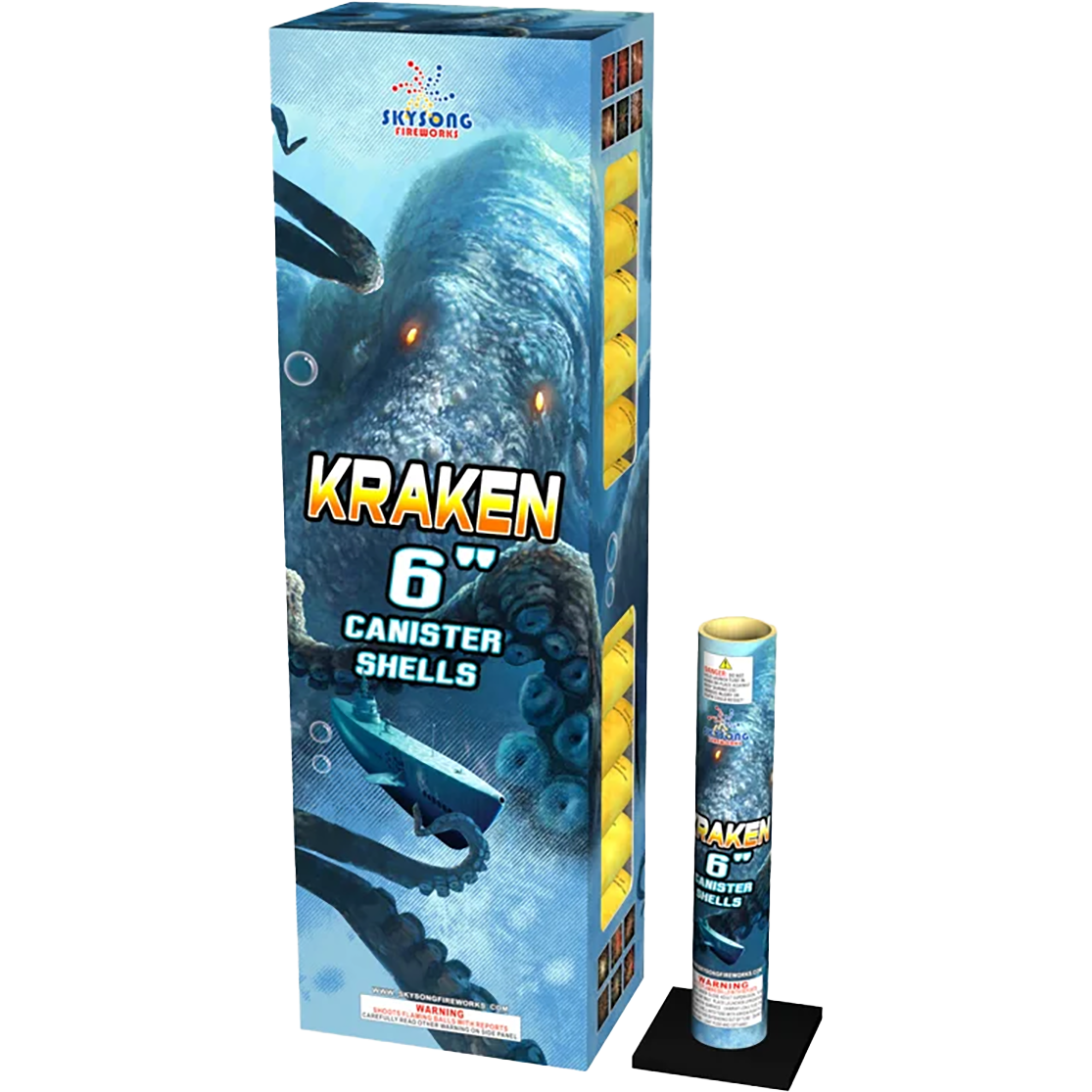 KRAKEN 6&quot; CANISTER SHELLS - 3/4/6