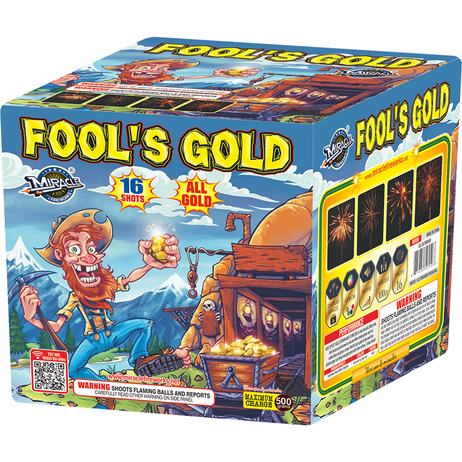 FOOL&#39;S GOLD - 16 Shot 200 gram (6/1)
